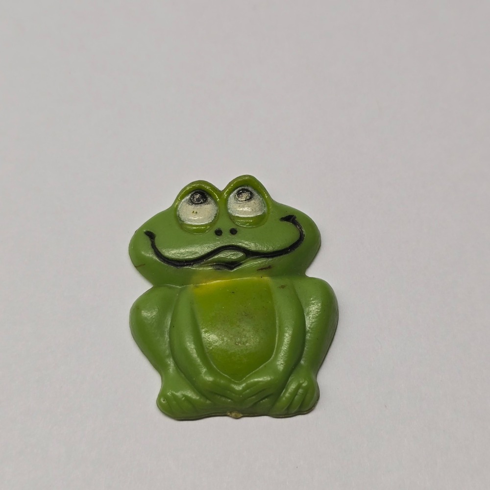 GWA Vintage 1980 Frog Refrigerator Magnet Unisex OS Green Retro Kitsch‎ Animal